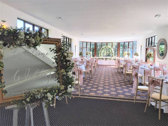 A range of beautiful wedding decorations