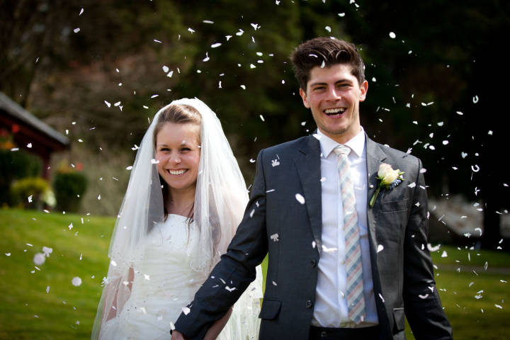 Bride and Groom at Briery Wood Country House Hotel, Venues in Cumbria