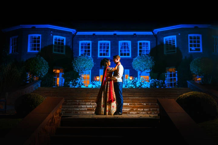 Delamere Manor Wedding Terrace Night Terrace