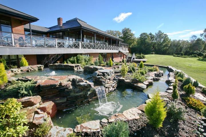 Contemporary Clubhouse with magnificent south facing terrace