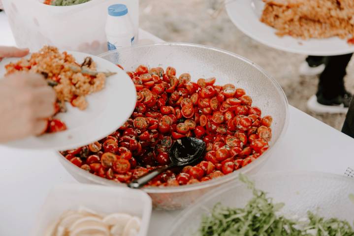 Paella wedding catering Hampshire