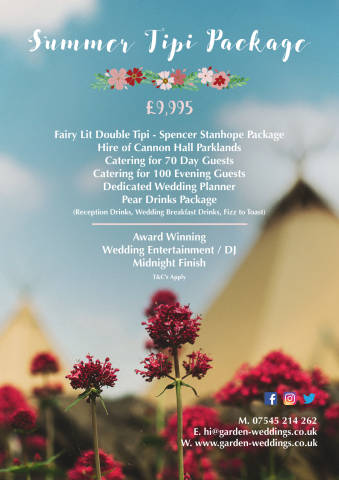 Garden Weddings - Event Planners,Marquees in Yorkshire - South