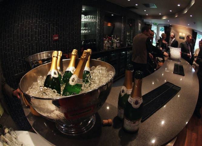 Champagne Bar at The Alderley Edge Hotel, Cheshire Wedding Venue