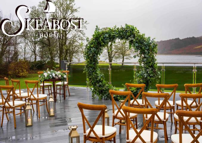 Skeabost Patio Ceremony