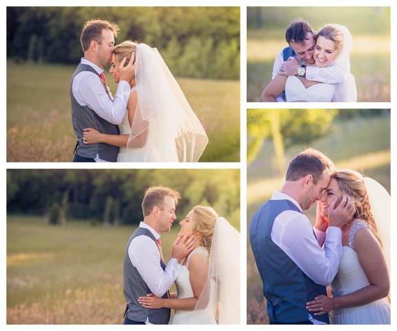 sunset wedding by Lumiere Photography