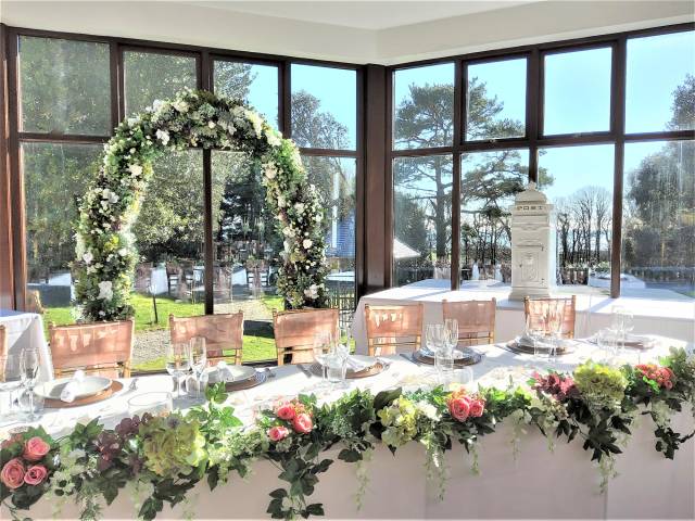 Top Table with stunning background