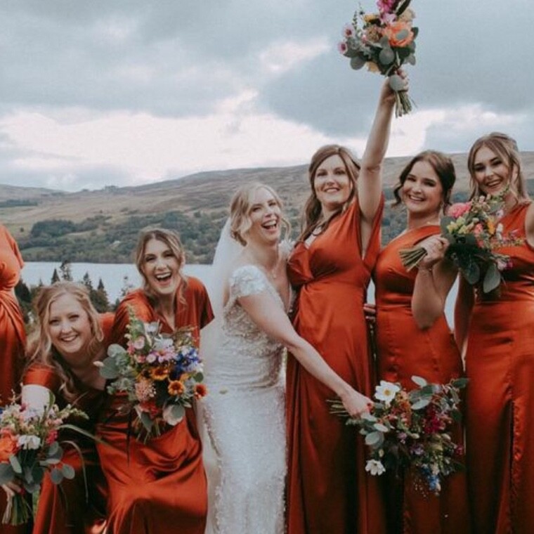 Bridal party hair and makeup 