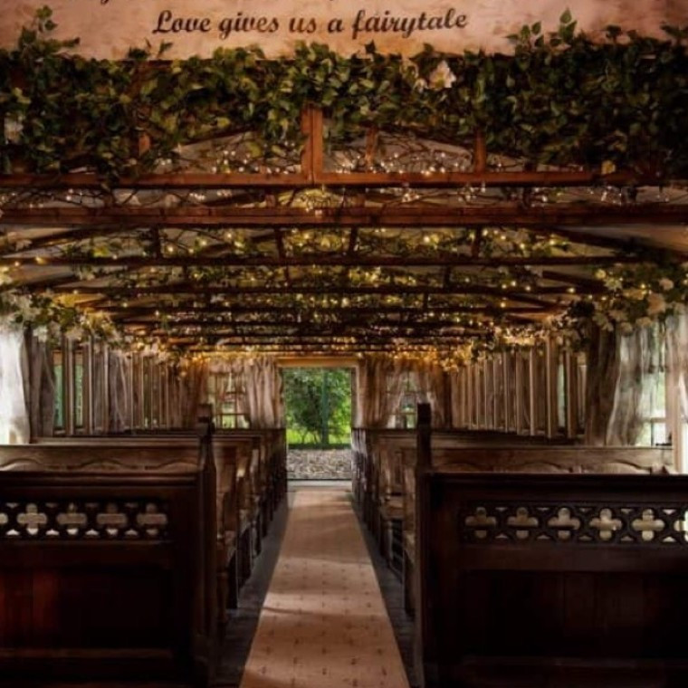 Branxholm Park woodland ceremony room
