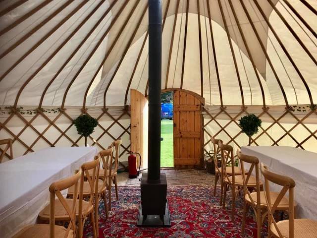Roundhouse Yurts Marquees in Herefordshire