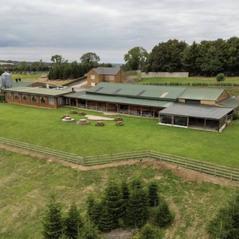 Aerial shot of Skylark Country Venue
