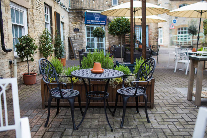 Courtyard showing entrance to Bosworth Suite
