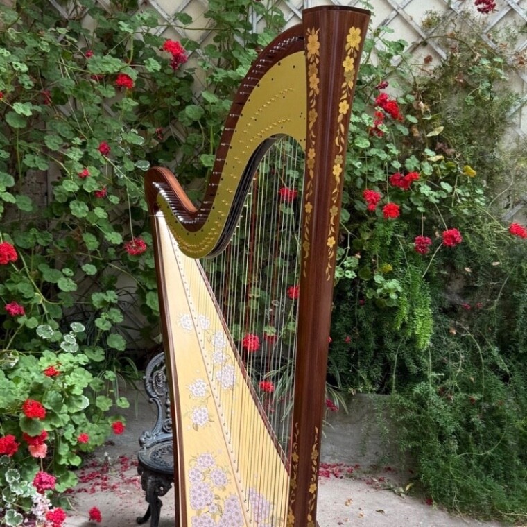 Princess Sakura Harp by Aoyama from Cambrian Harps