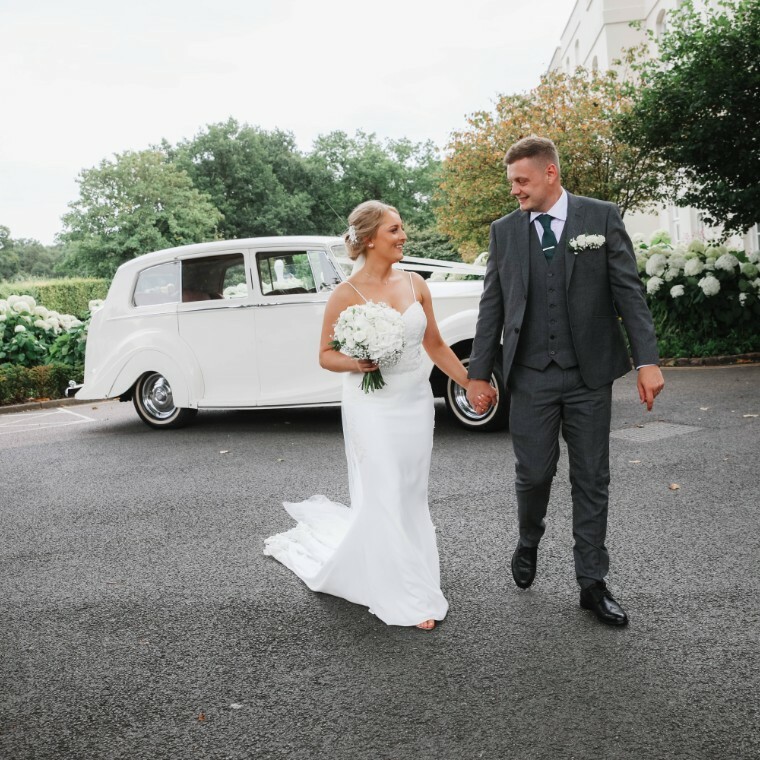 Arriving at Sopwell House Wedding Venue in Hertfordshire