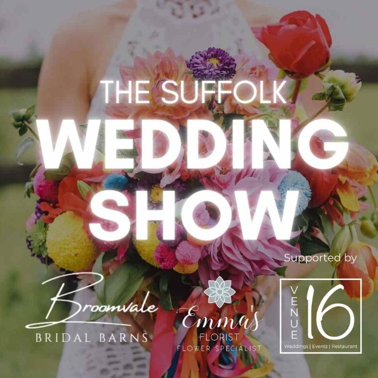Bride holding wedding flowers