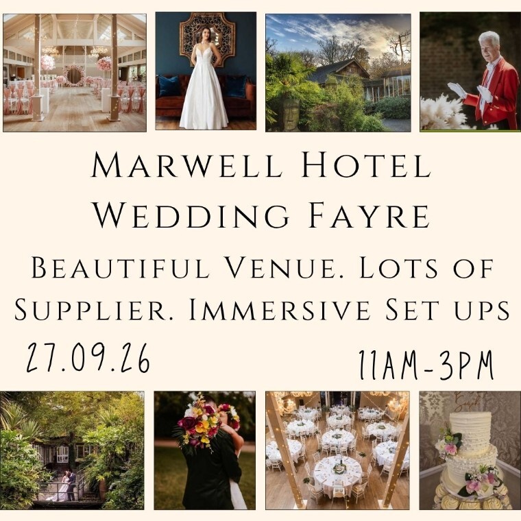 Marwell Hotel Wedding Fair 27th Sept 11am - 3pm