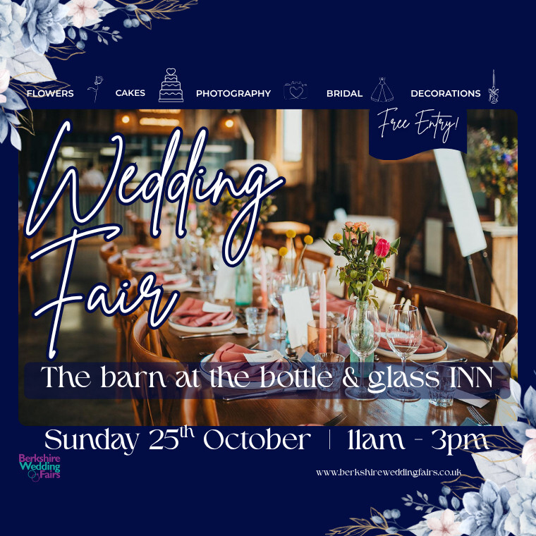 The barn at the bottle and glass INN Wedding Fair Sunday 25th October 11am - 3pm