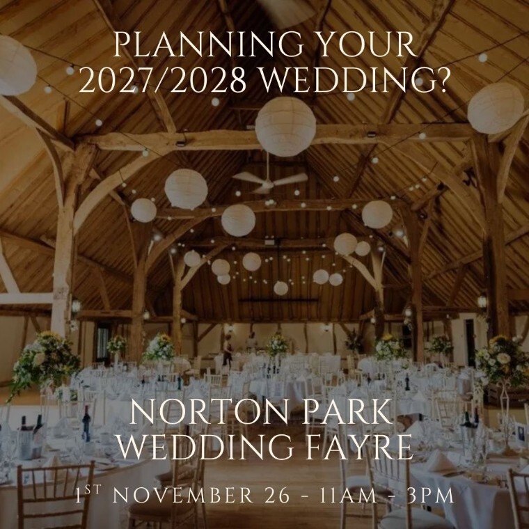 Norton Park Hotel & Spa Wedding Fair 1st November 11am - 3pm