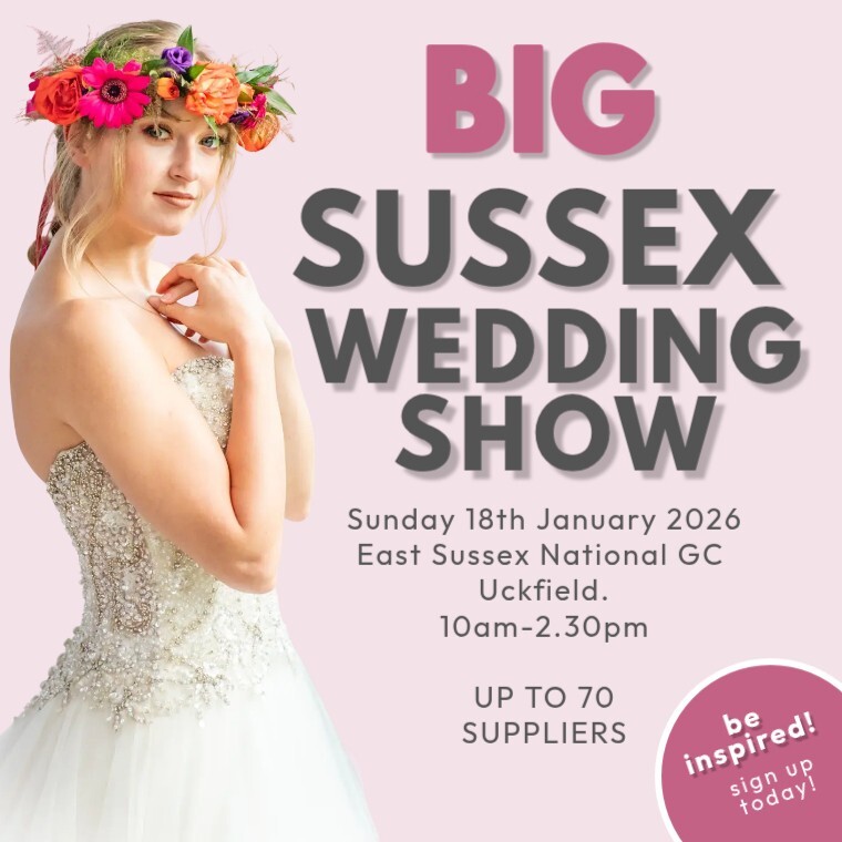 Big Sussex Wedding show.  Wedding Fair.  Sussex.  Wedding event
