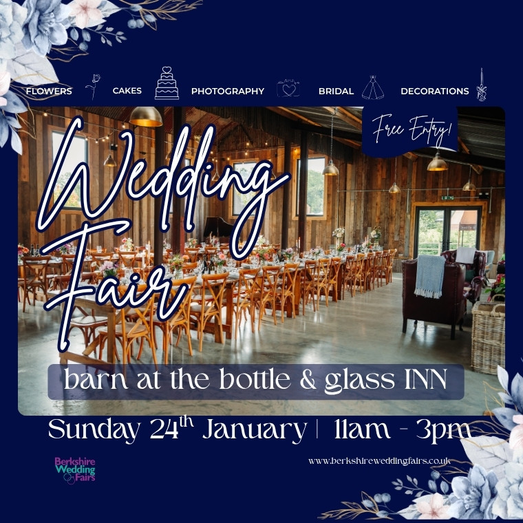 barn at the bottle and glass INN Wedding Fair Sunday 24th January