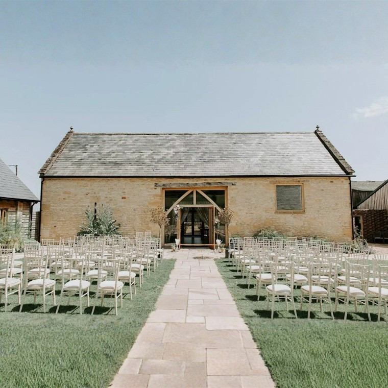 An image of the exterior of The barn at upcote