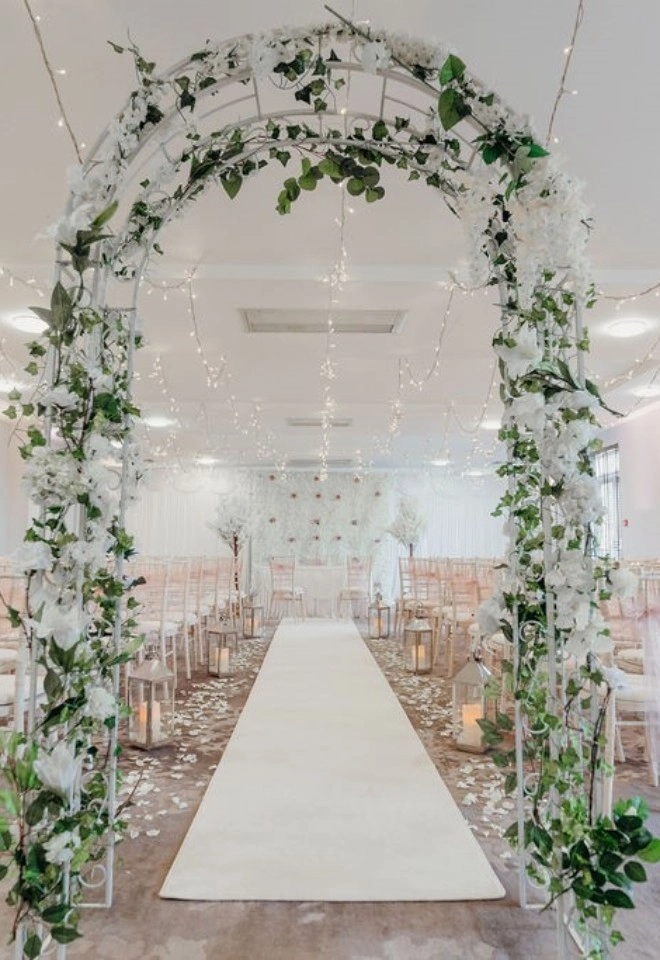 Ceremony set up at Highfield Park