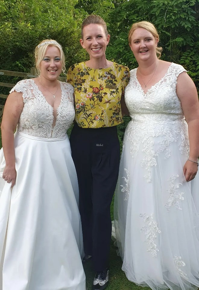 Celebrancy by Gabrielle posing with brides after their ceremony