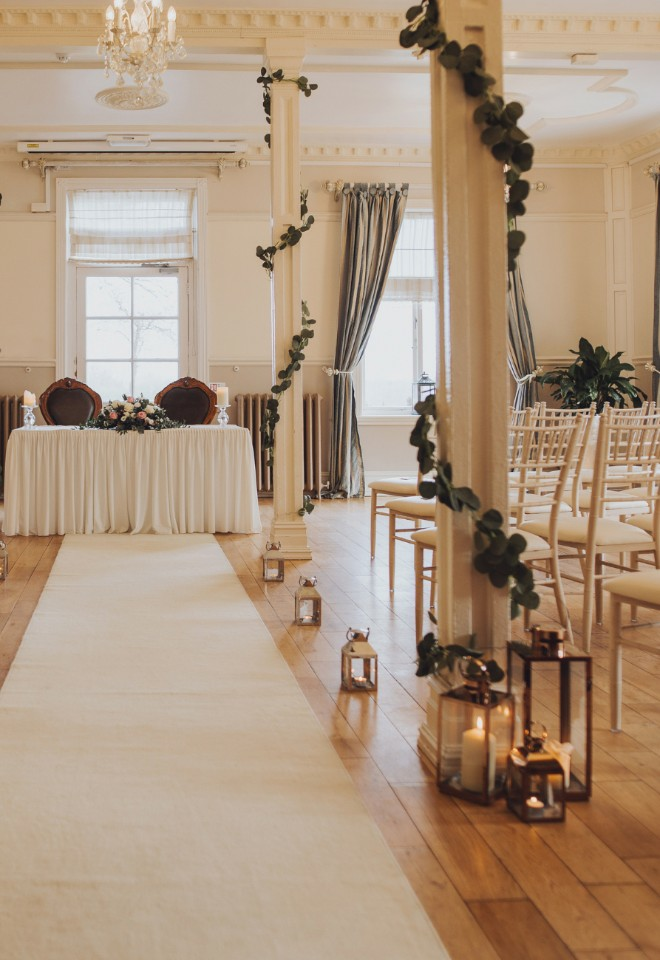 Berwick Lodge wedding ceremony